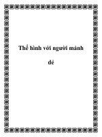 Thể hình với người mảnh dẻ pot