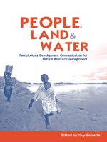 People, Land and Water docx