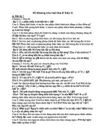 Hệ thống câu hỏi ôn tập địa lý lớp 10 pptx