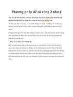 Phương pháp để có vòng 2 như ý pdf