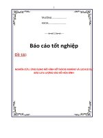 luận văn nghiên cứu, ứng dụng mô hình kết noois marine và i,ech1d dự báo lưu lượng vào hồ hòa bình