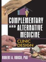 Complementary and Alternative Medicine Clinic Design ppt