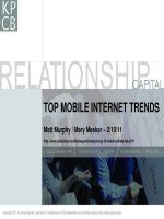 TOP MOBILE INTERNET TRENDS: Matt Murphy / Mary Meeker – 2/10/11 pdf
