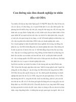 Con đường nào đưa doanh nghiệp tư nhân đến với ODA docx