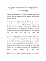 Ủy quyền mua bán đất đai không bị đánh thuế thu nhập ppt