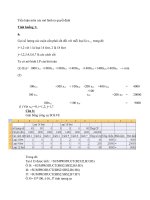Tiểu luận môn các mô hình ra quyết định - Đại học duy tân đà nẵng