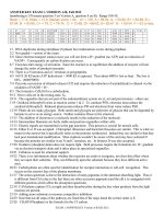 Đề kiểm tra môn sinh học quốc tế - Ngôn ngữ tiếng anh ( Đề 13 )