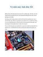 Vệ sinh máy tính đón Tết ppt