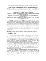 RDBNorma: - A semi-automated tool for relational database schema normalization up to third normal form docx