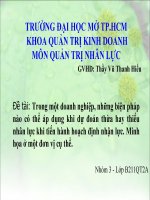 Hoạch định nhân lực doc