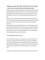 Những quy tắc đơn giản nuôi dạy con nên người potx