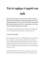 Xử trí nghẹn ở người cao tuổi pptx