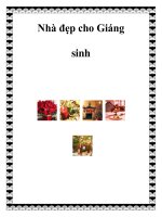 Nhà đẹp cho Giáng sinh pptx