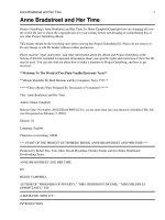 Anne Bradstreet and Her Time pdf