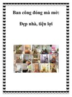 Ban công đóng mà mở: Đẹp nhà, tiện lợi pot