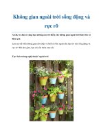 Không gian ngoài trời sống động và rực rỡ pdf