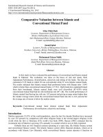 Comparative Valuation between Islamic and Conventional Mutual Fund pot