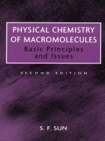 PHYSICAL CHEMISTRY OF MACROMOLECULES doc