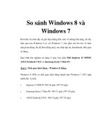 So sánh Windows 8 và Windows 7 pptx