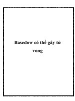 Basedow có thể gây tử vong pdf