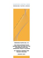 WORKING PAPER NO. 218 THE ZERO-INTEREST-RATE BOUND AND THE ROLE OF THE EXCHANGE RATE FOR MONETARY POLICY IN JAPAN potx