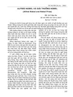 Alfred Nobel và giải thưởng Nobel (Alfred Nobel and Nobel Prize) potx