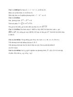 Đề Thi Thử Tốt Nghiệp Toán 2013 - Phần 11 - Đề 6 doc