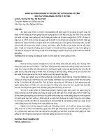 ĐÁNH GIÁ TÍNH ĐA DẠNG DI TRUYỀN CÁC VƯỜN GIỐNG VÔ TÍNH KEO TAI TƯỢNG BẰNG CHỈ THỊ VI VỆ TINH pptx