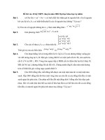 Đề thi tuyển sinh vào lớp 10 chuyên Toán 3 doc
