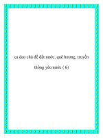 ca dao chủ đề đất nước, quê hương pot