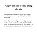 Cách trang trí nhà đẹp potx