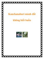 Kanchanaburi mảnh đất không biết buồn ppt