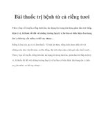 Bài thuốc trị bệnh từ củ riềng tươi ppt