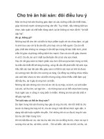 Cho trẻ ăn hải sản: đôi điều lưu ý pptx