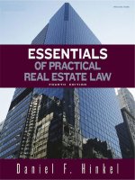 Essentials of Practical Real Estate Law ppt