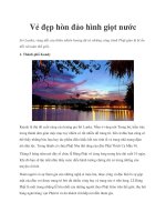 Vẻ đẹp hòn đảo hình giọt nước docx