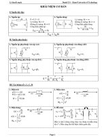 Lý thuyết mạch ĐHBK
