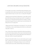 QUYẾT ĐOÁN-CHÌA KHÓA LÃNH ĐẠO THÀNH CÔNG ppt