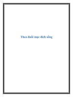 Theo đuổi mục đích sống pot