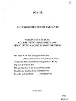 Nghiên cứu tác dụng của bài thuốc