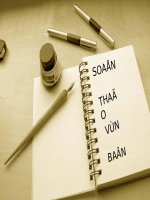 Bài tập môn soạn thảo văn bản potx