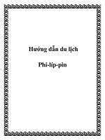 Hướng dẫn du lịch Phi-líp-pin doc