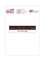 Online Victimization of Youth: Five Years Later potx