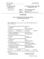 Đề thi lớp 10 năm 2012 THPT Bạc Liêu môn văn pptx