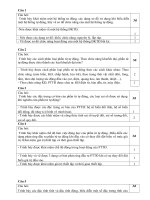 CÂU HỎI ÔN TẬP:  PHẦN TỬ TỰ  ĐỘNG