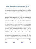 Dùng chung tài nguyên trên mạng “đa hệ” doc