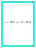 Sưu tầm những bài ca dao chủ đề thành hôn pptx