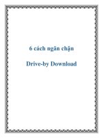 6 cách ngăn chặn Drive-by Download pot
