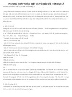 PHƯƠNG PHÁP NHẬN BIẾT VÀ VẼ BIỂU ĐỒ MÔN ĐỊA LÝ doc