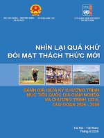 Đánh giá Giữa kỳ Chương trình Mục tiêu Quốc gia Giảm nghèo và Chương trình 135-II giai đoạn 2006-2008 ppt